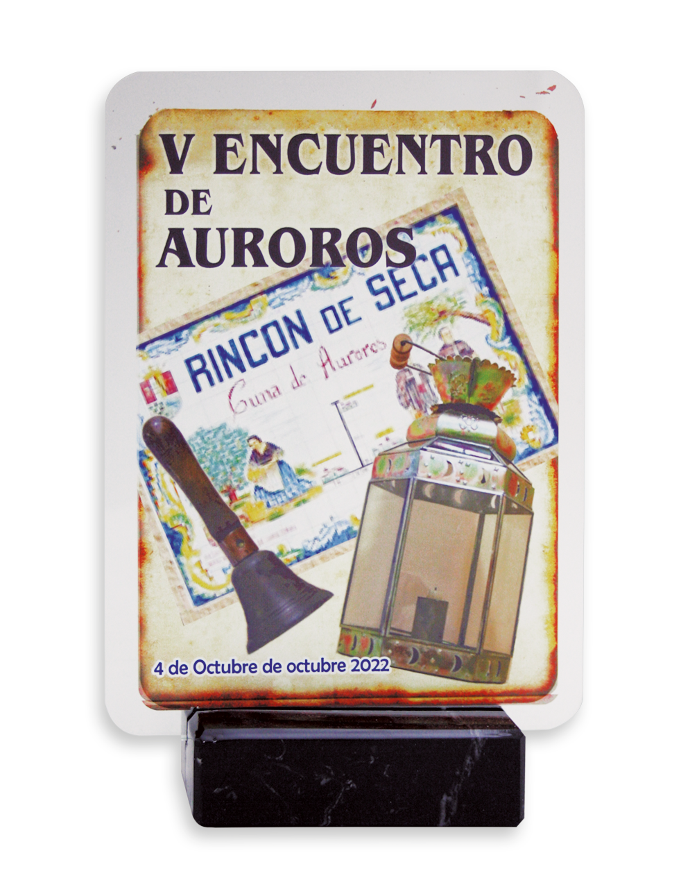 placas conmemorativas placas cristal 23458 