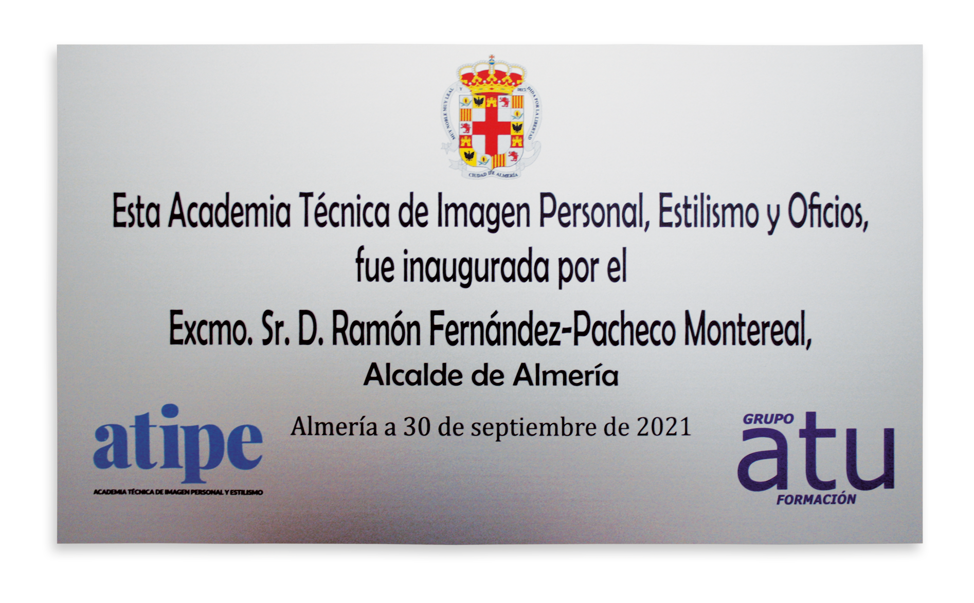 placas conmemorativas placas exteriores y directorios P-151 Aluminio