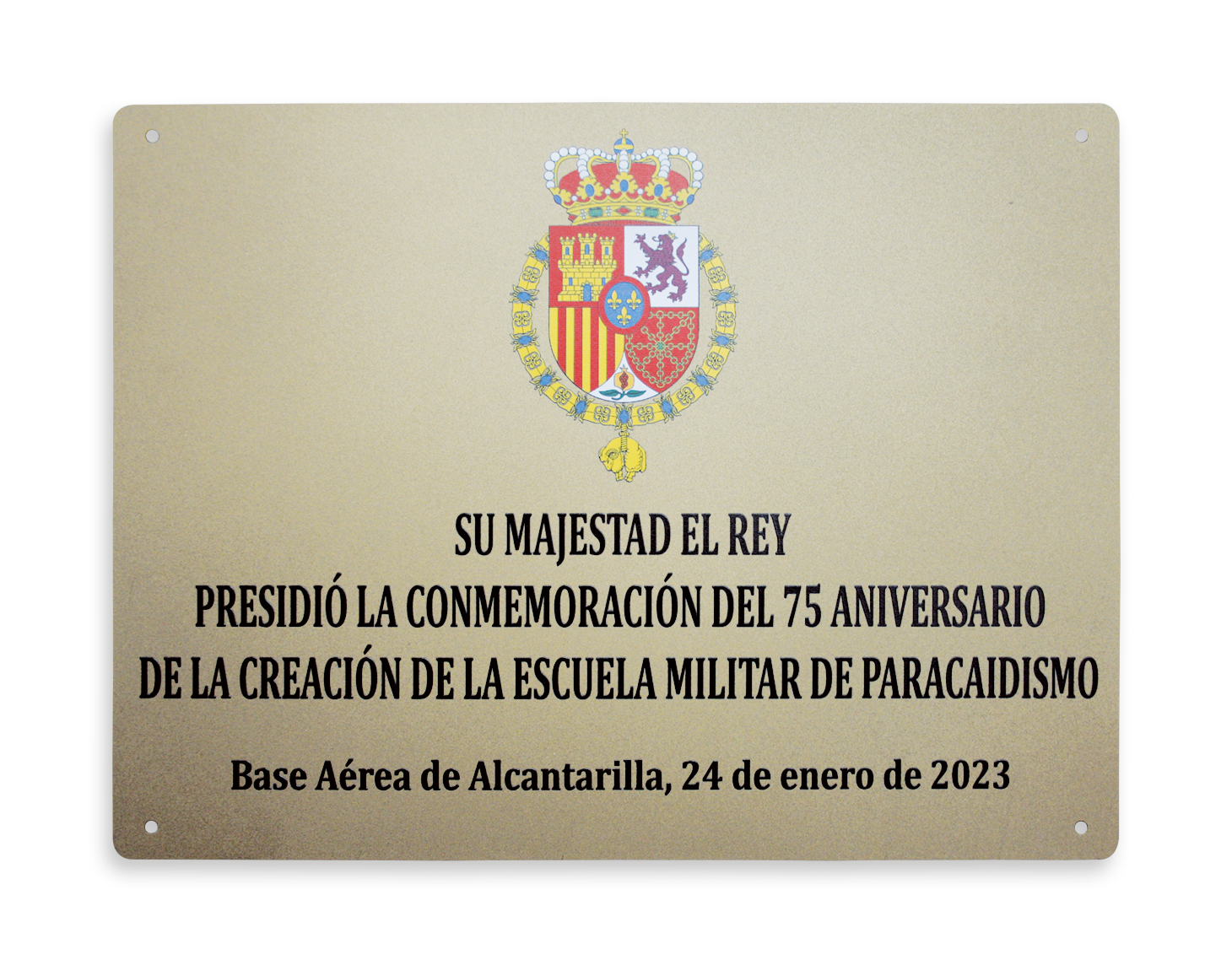 placas conmemorativas placas exteriores y directorios P-153 Aluminio
