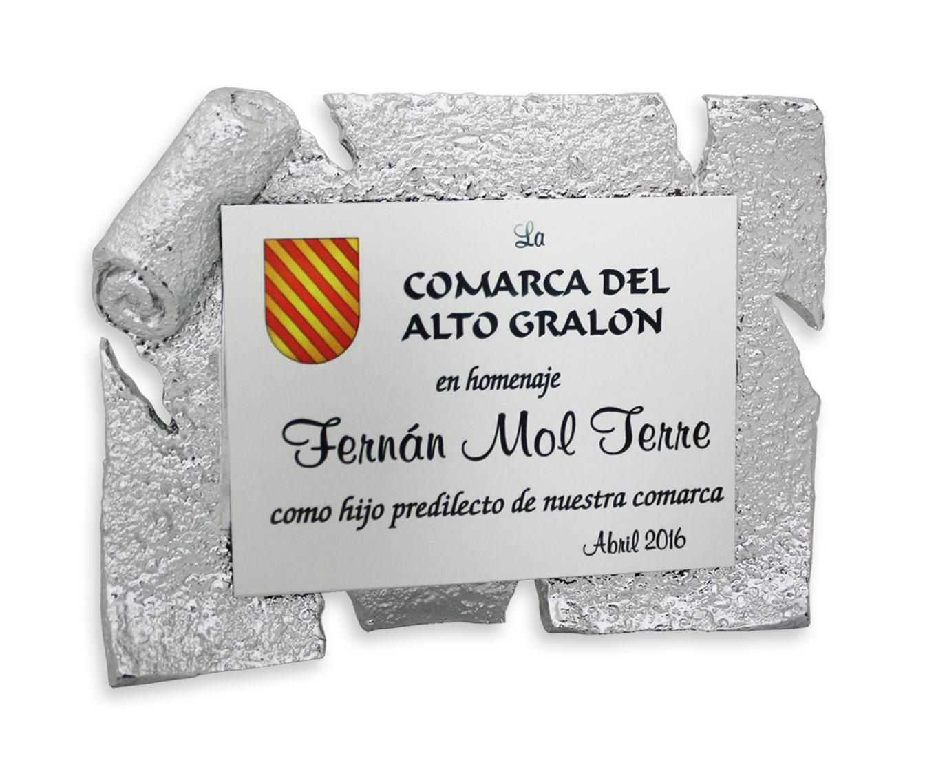 placas conmemorativas placas conmemorativas P-26 Aluminio