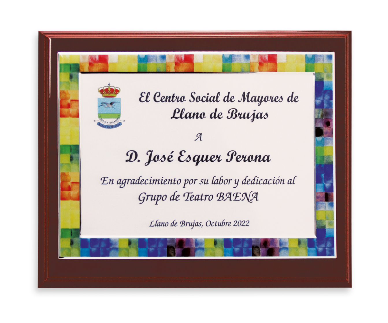 placas conmemorativas placas conmemorativas P-89 Aluminio